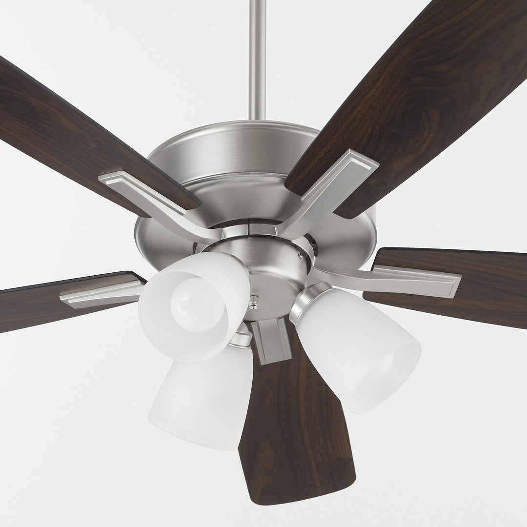 Quorum Ovation 4525-3165 52" 3-light ceiling fan in Satin Nickel - view 4