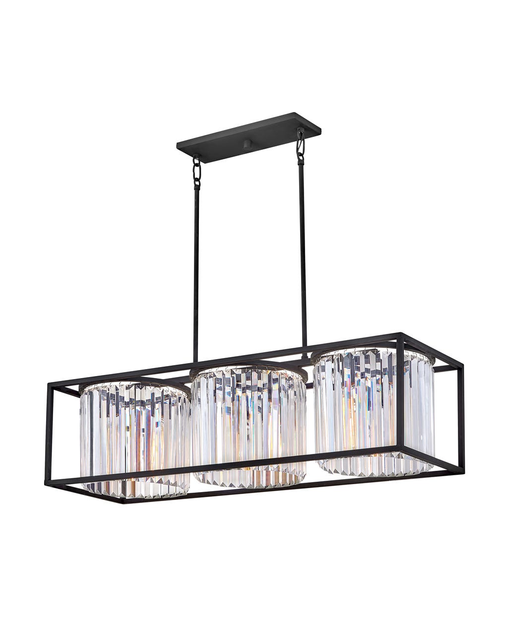 Hinkley Giada Chandelier Chandeliers Hinkley Black 12.0x38.0x13.5