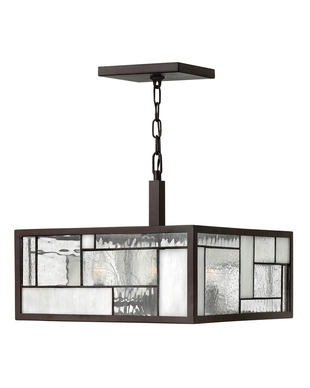 Hinkley Mondrian Semi-Flush Mount Ceiling Semi Flush Mounts Hinkley Buckeye Bronze 16.0x16.0x12.0 