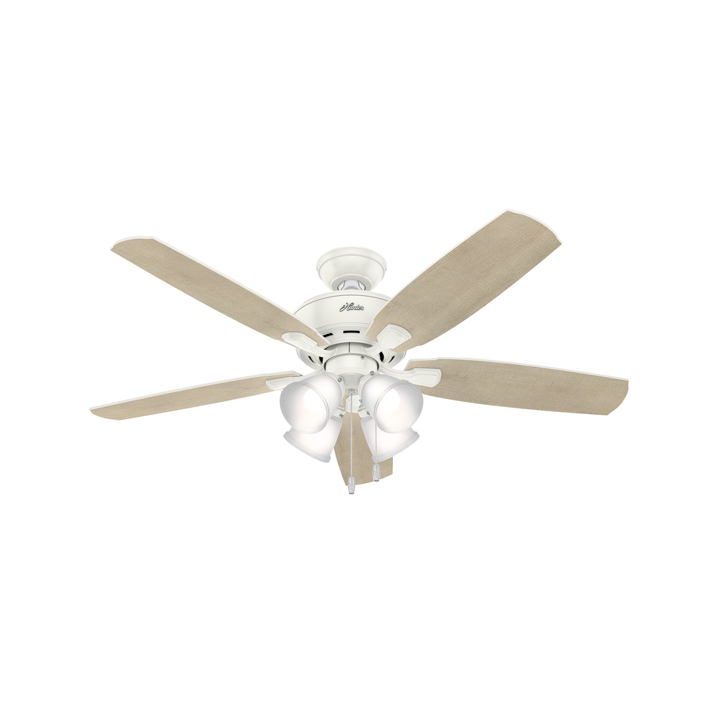 Hunter 52 inch Amberlin Ceiling Fan with LED Light Kit and Pull Chain