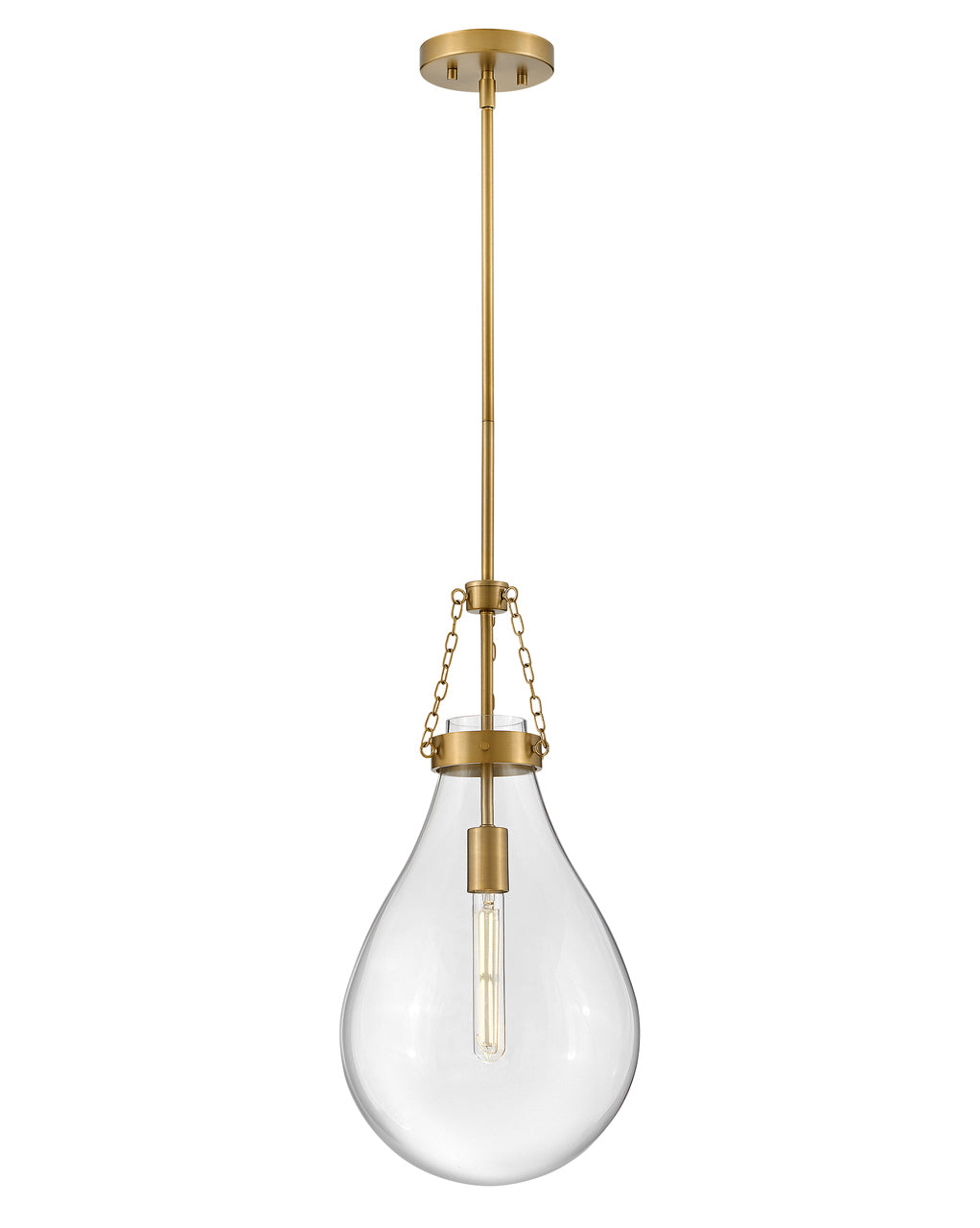 Hinkley Eloise Pendant Pendants Hinkley Lacquered Brass 11.0x11.0x22.25 