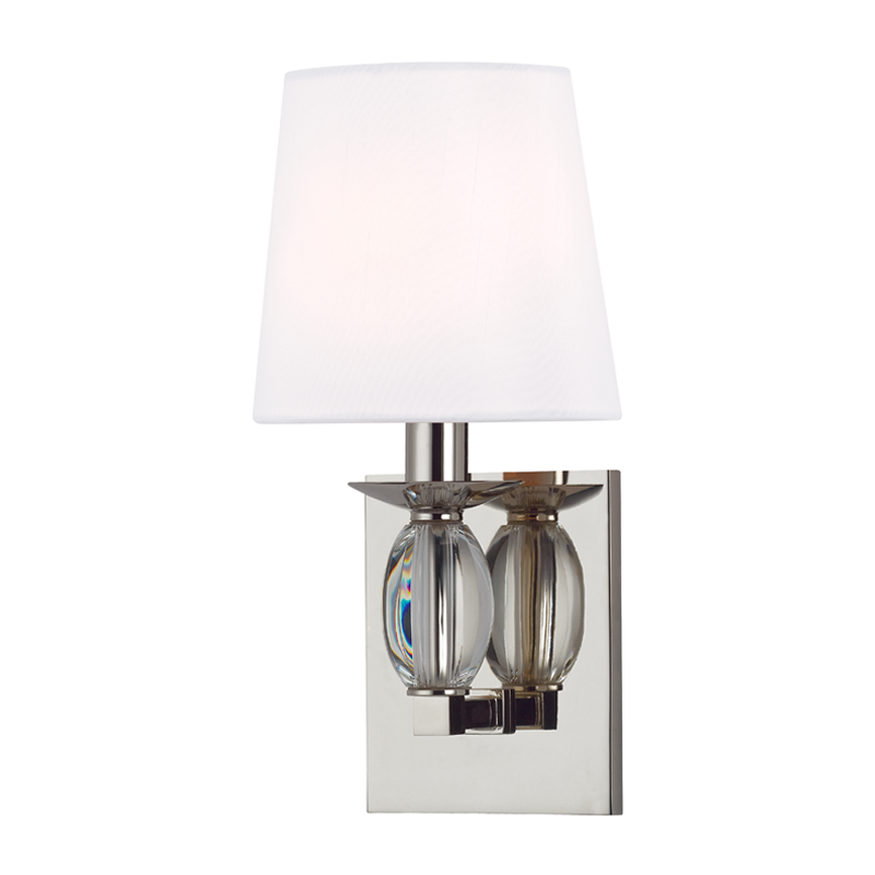 Hudson Valley Lighting Cameron Wall Sconce Wall Sconces Hudson Valley Lighting Polished Nickel  