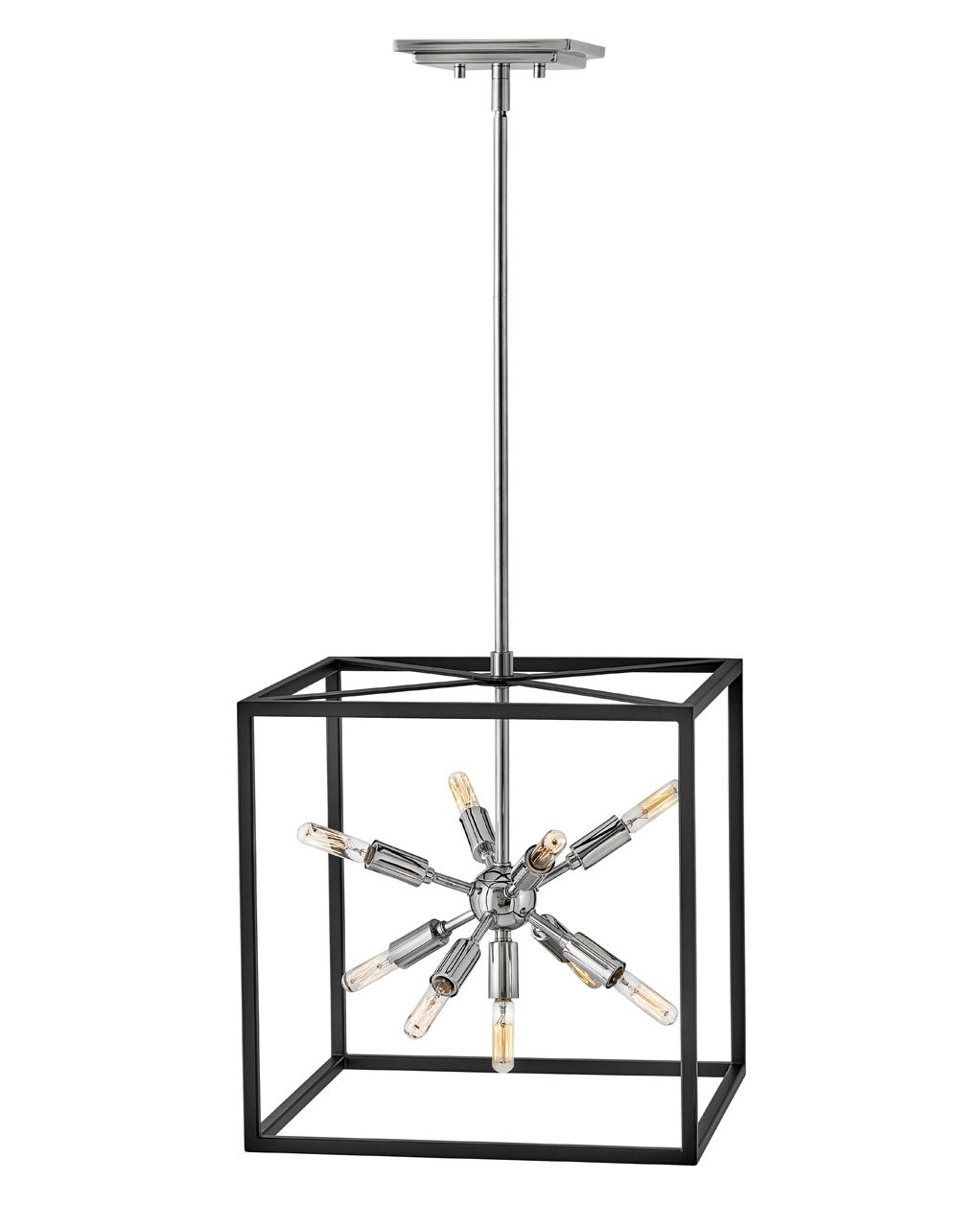 Hinkley Aros Pendant Pendant Hinkley Black with Polished Nickel accents 15.0x15.0x16.0 
