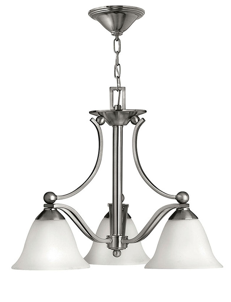 Hinkley Bolla Chandelier Chandeliers Hinkley Brushed Nickel 22.5x22.5x18.25 