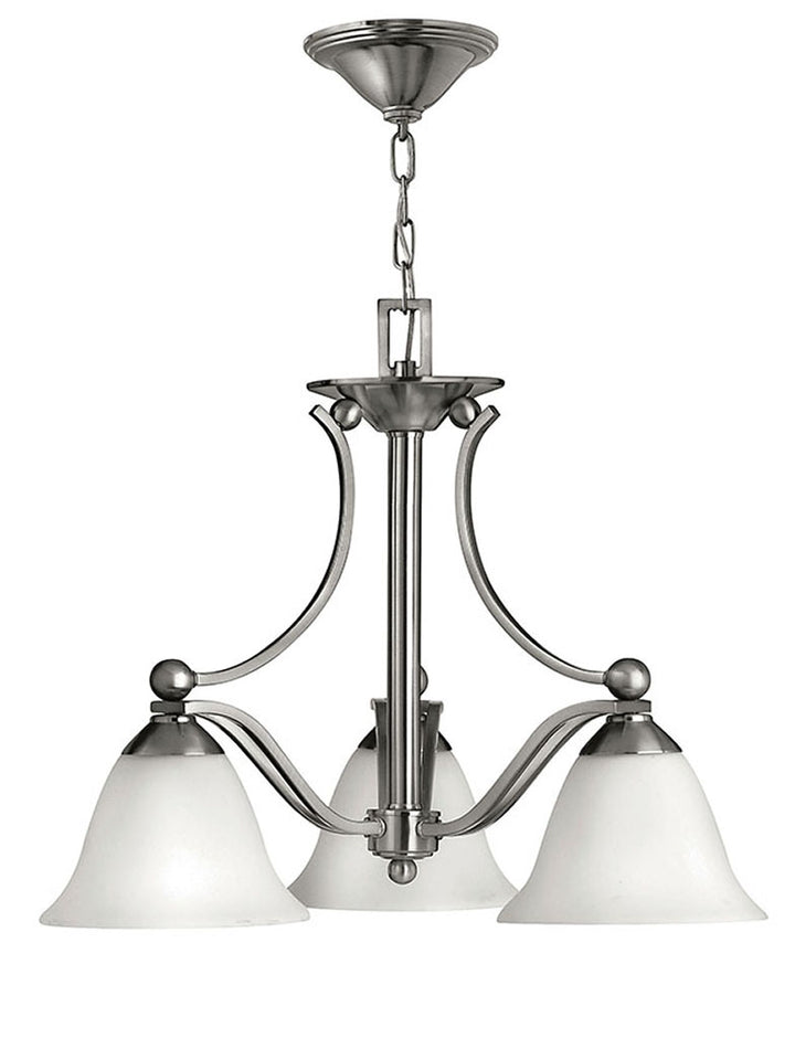 Hinkley Bolla Chandelier Chandeliers Hinkley Brushed Nickel 22.5x22.5x18.25