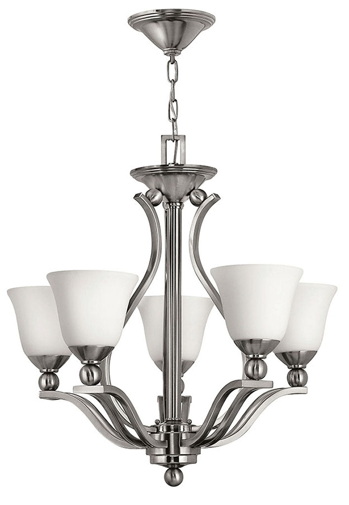 Hinkley Bolla Chandelier Chandeliers Hinkley Brushed Nickel 24.0x24.0x24.0