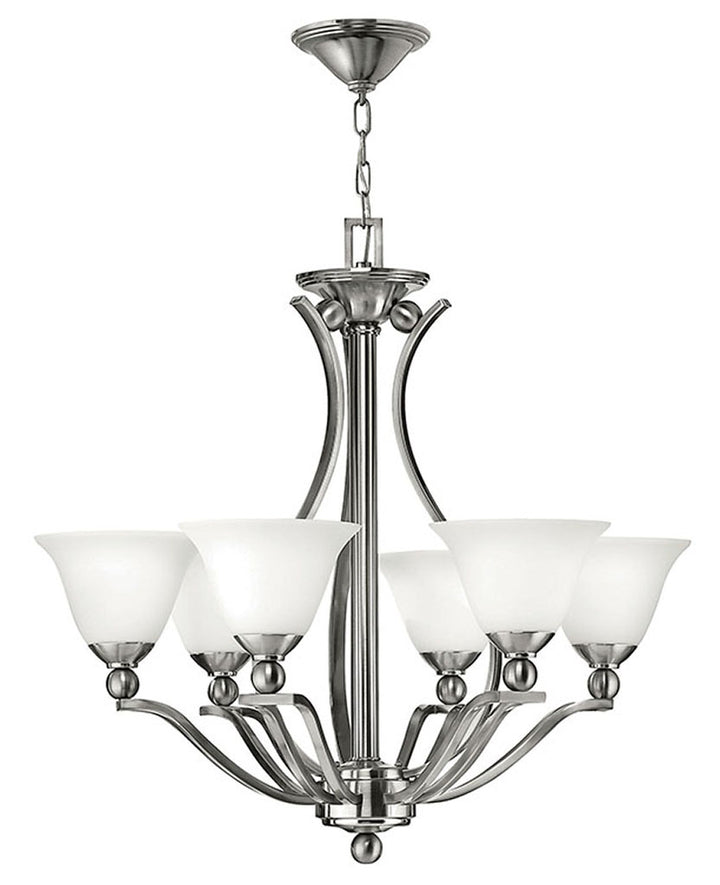 Hinkley Bolla Chandelier Chandeliers Hinkley Brushed Nickel 29.0x29.0x29.0