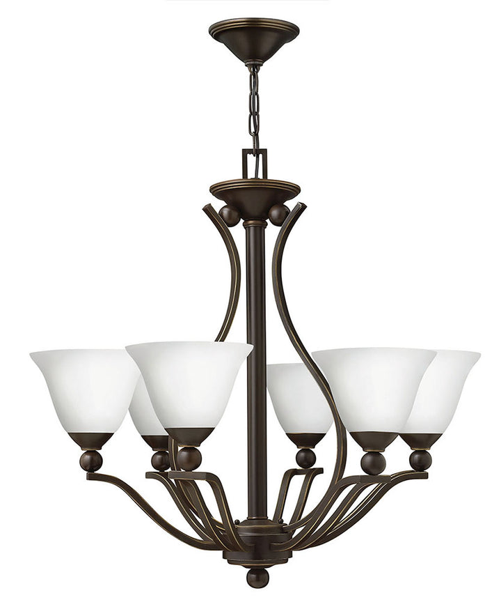 Hinkley Bolla Chandelier Chandeliers Hinkley Olde Bronze with Opal glass 29.0x29.0x29.0