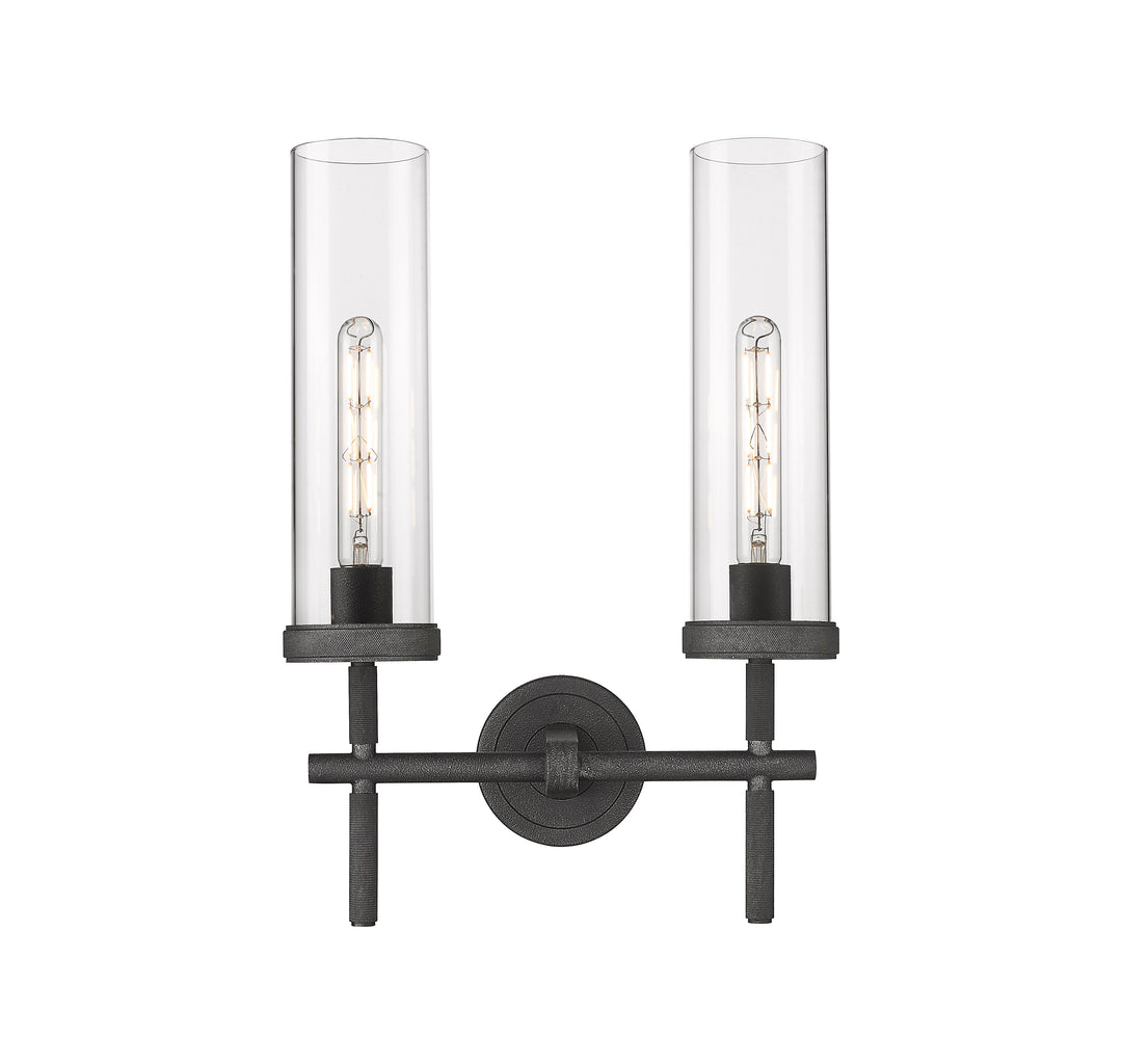 Innovations Lighting Lincoln 12" Bath Vanity Light - Weathered Zinc