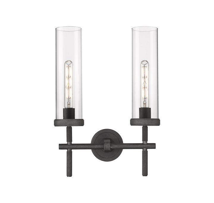 Innovations Lighting Lincoln 12" Bath Vanity Light - Weathered Zinc