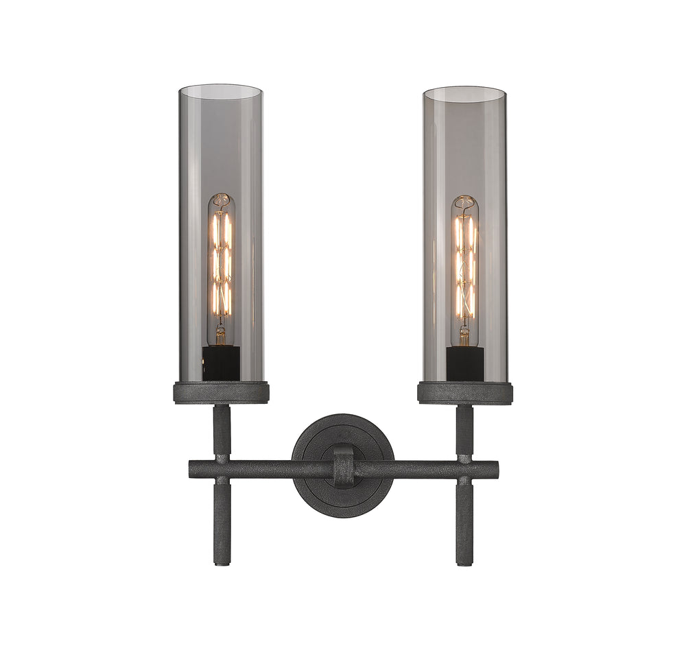 Innovations Lighting Lincoln 12" Bath Vanity Light - Weathered Zinc