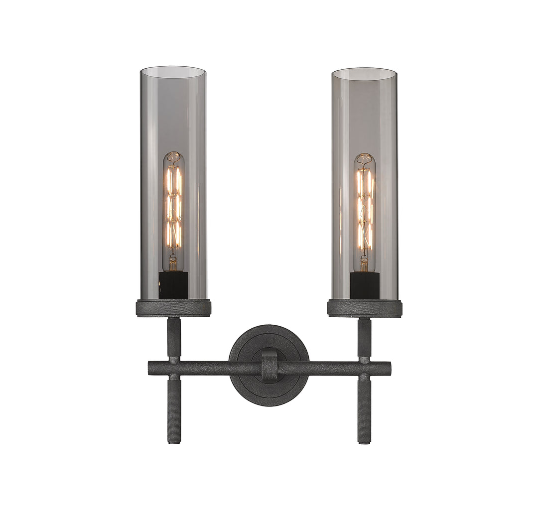 Innovations Lighting Lincoln 12" Bath Vanity Light - Weathered Zinc