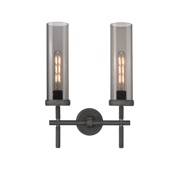 Innovations Lighting Lincoln 12" Bath Vanity Light - Weathered Zinc