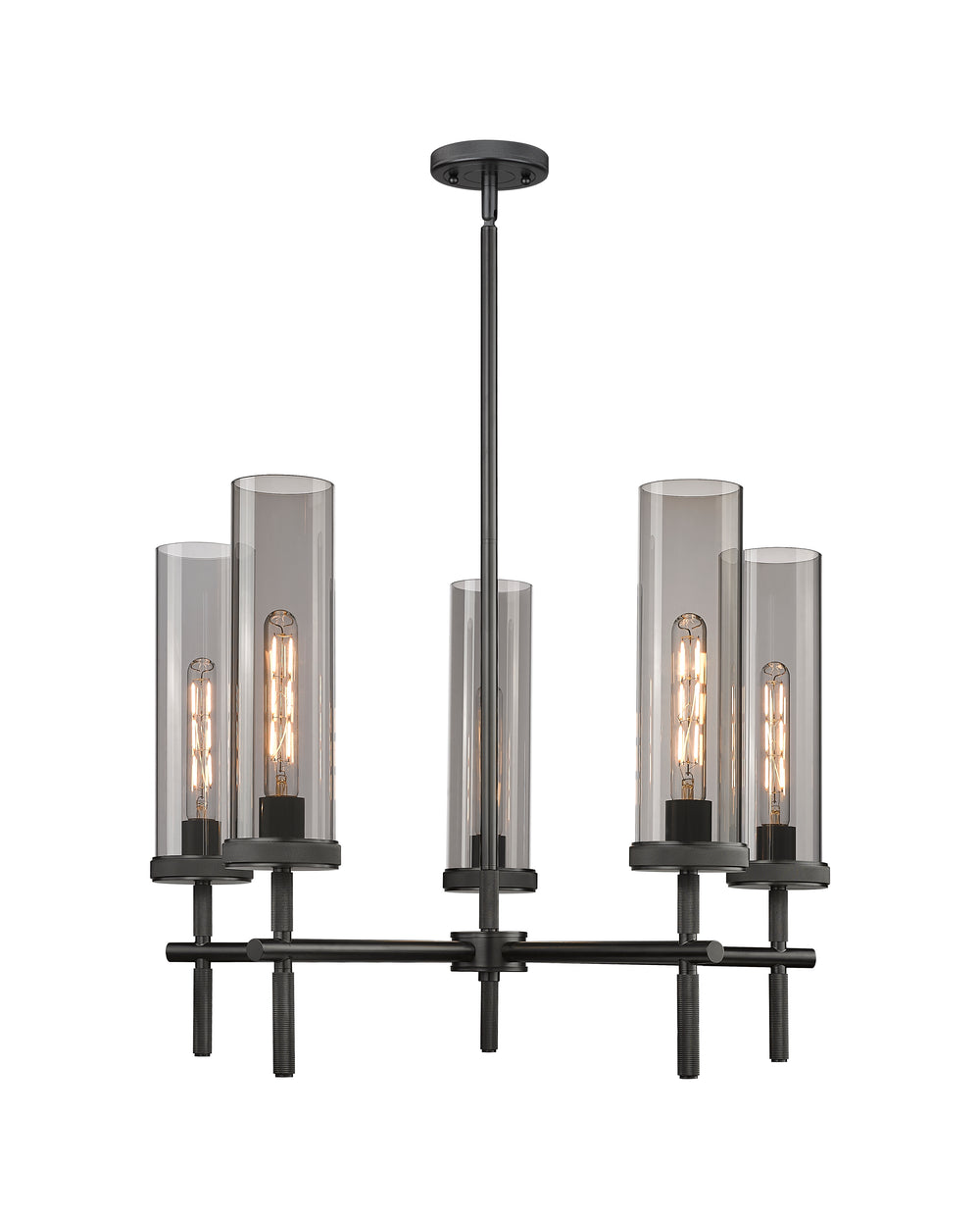 Innovations Lighting Lincoln 12" Chandelier - Matte Black