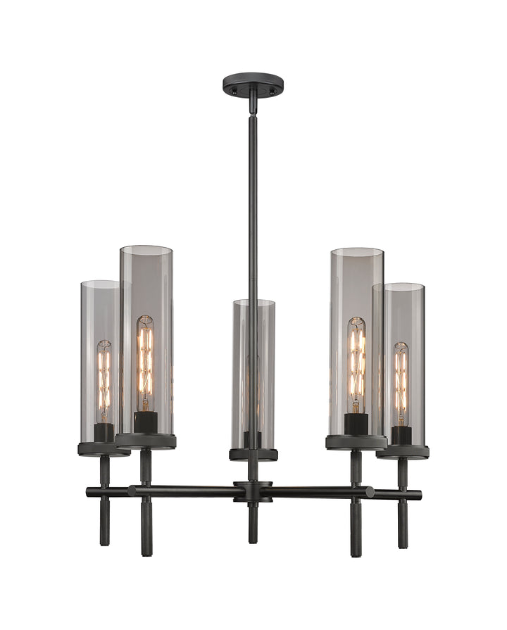 Innovations Lighting Lincoln 12" Chandelier - Matte Black