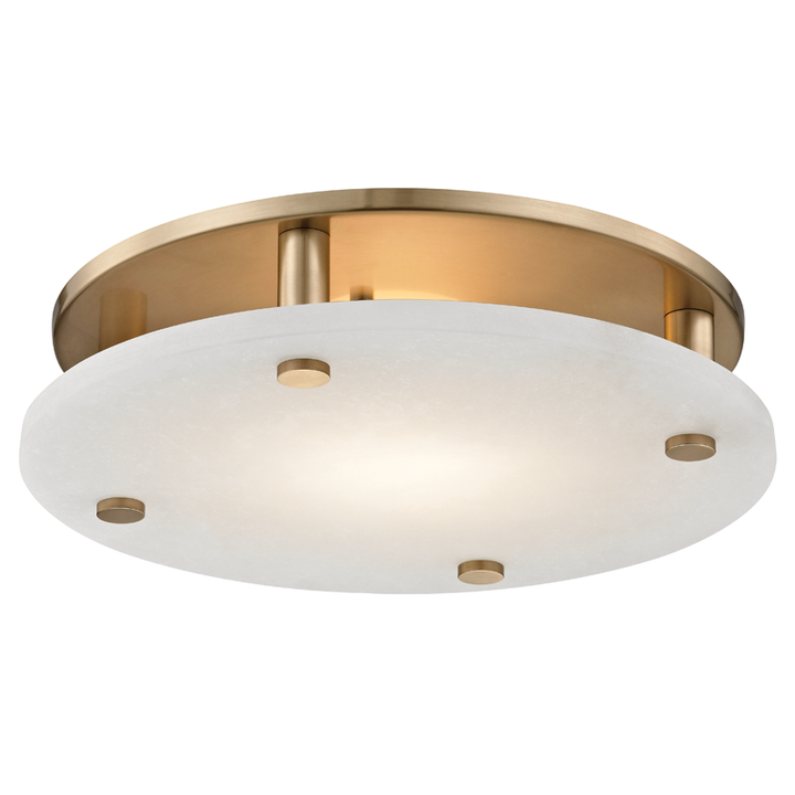 Hudson Valley Lighting Croton Flush Mount Ceiling Flush Mounts Hudson Valley Lighting Aged Brass  