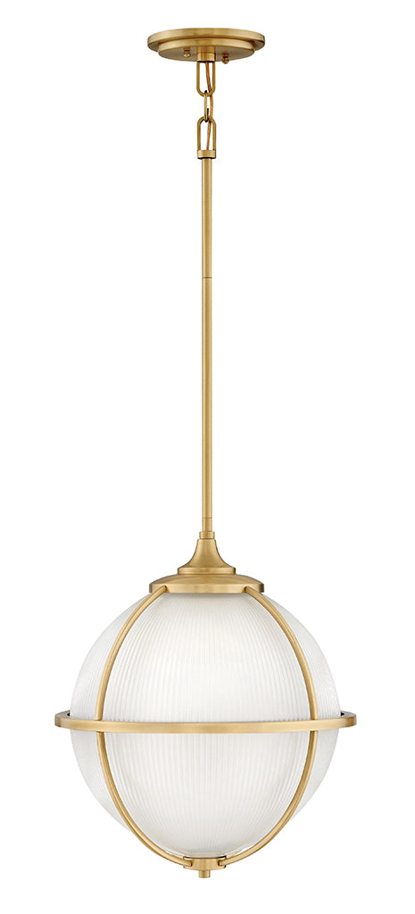 Hinkley Odeon Pendant Pendants Hinkley Satin Brass 15.0x15.0x18.0 