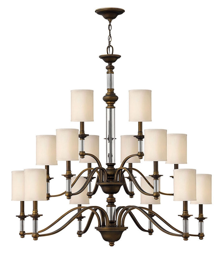 Hinkley Sussex Chandelier Chandeliers Hinkley English Bronze 47.0x47.0x44.25