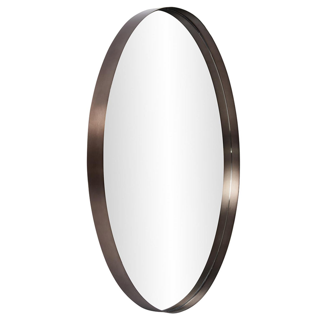 Howard Elliott Collection Steele Brass Round Mirror Mirrors Howard Elliott Collection   