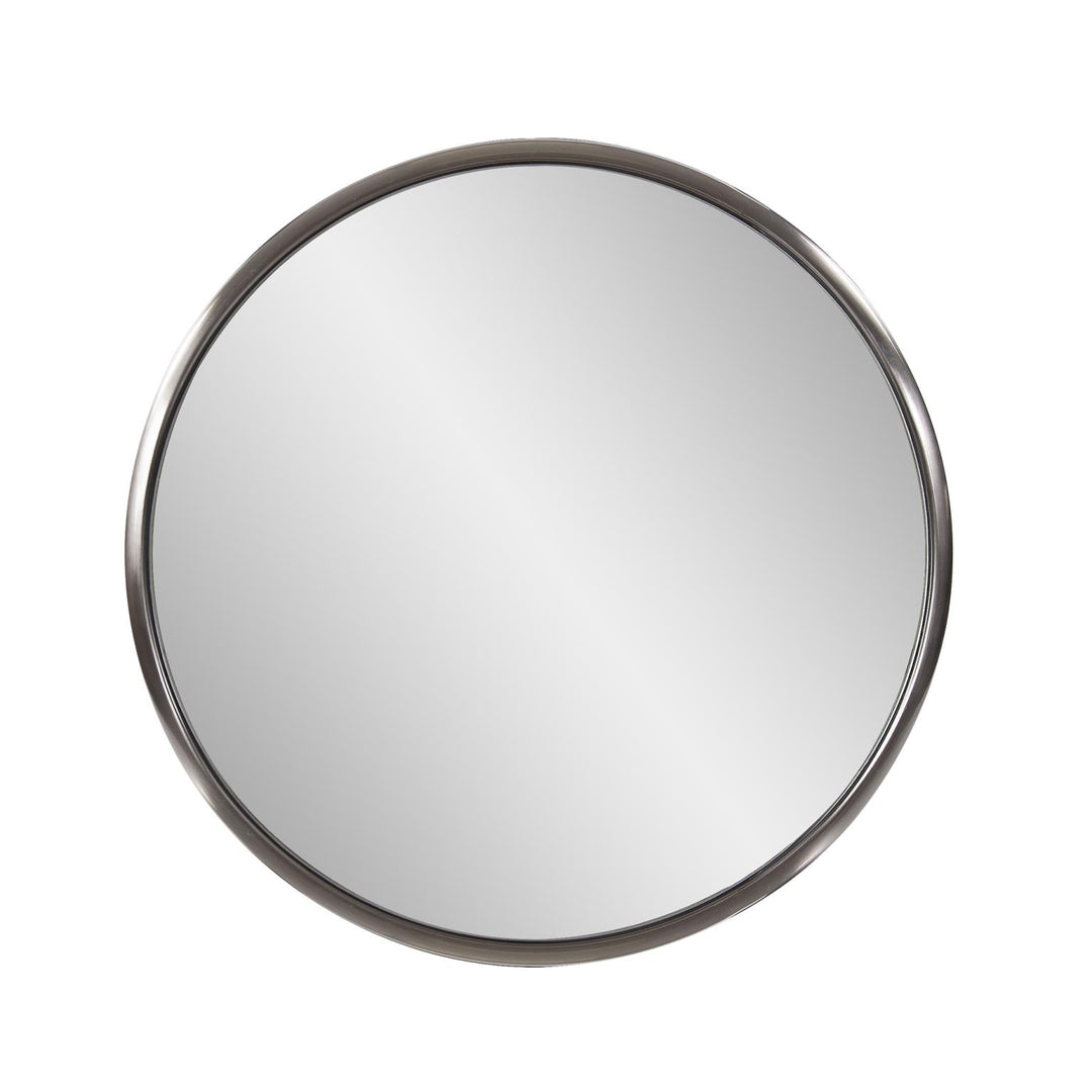 Howard Elliott Collection Yorkville Titanium Small Round Mirror Mirrors Howard Elliott Collection   