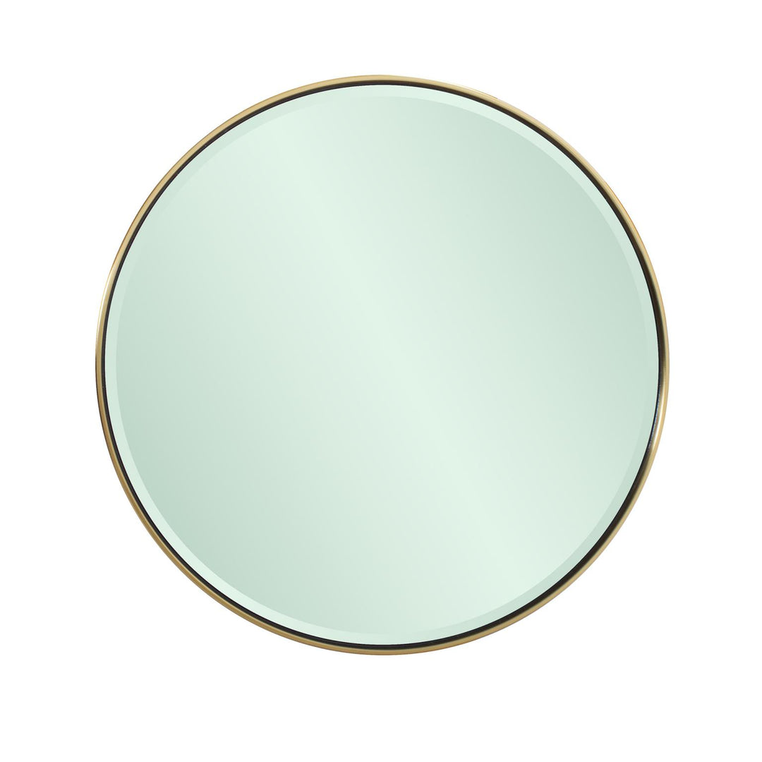 Howard Elliott Collection Broidy Round Mirror, Emerald Green Mirrors Howard Elliott Collection   