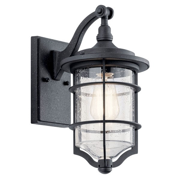 Kichler Royal Marine Outdoor Wall Outdoor Wall Lights Kichler Distressed Black 7x13.25