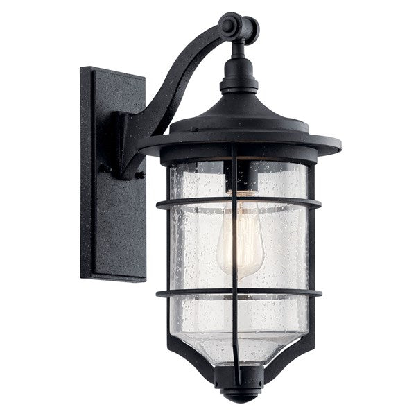 Kichler Royal Marine  Outdoor Wall Outdoor Wall Lights Kichler Distressed Black 9.5x18.25 