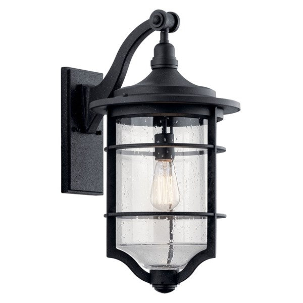 Kichler Royal Marine  Outdoor Wall Outdoor Wall Lights Kichler Distressed Black 11.5x21.75 