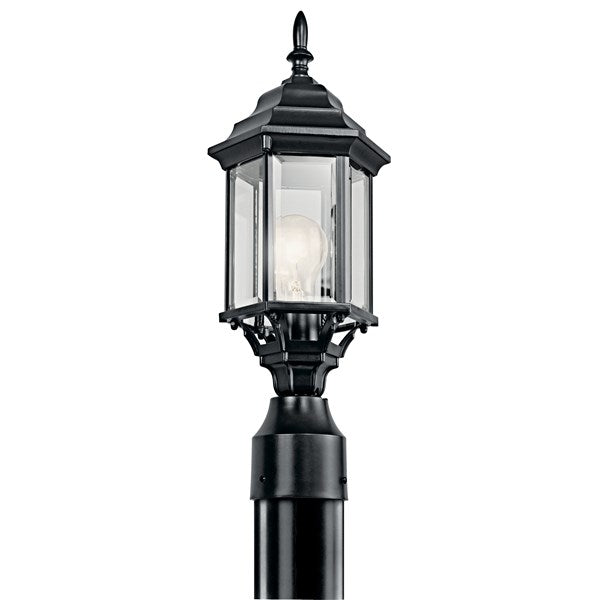 Kichler Chesapeake  Outdoor Post Lantern Pier & Post Mount Lights Kichler Black 6.5x18 