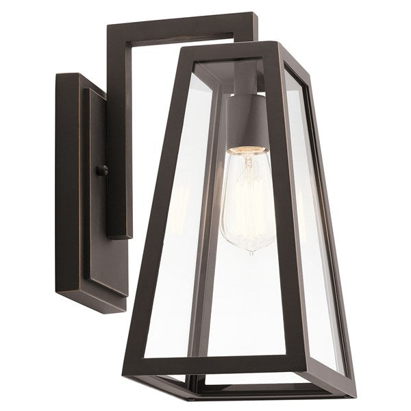 Kichler Delison Outdoor Wall Outdoor Wall Lights Kichler Rubbed Bronze 8x14