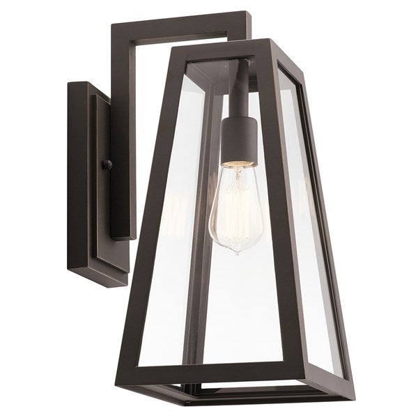 Kichler Delison Outdoor Wall Outdoor Wall Lights Kichler Rubbed Bronze 9.5x16.75