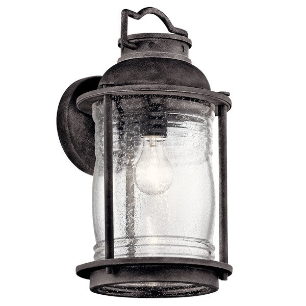 Kichler Ashland Bay Outdoor Wall Outdoor Wall Lights Kichler Weathered Zinc 8.75x16