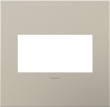 Legrand adorne Satin Nickel 2-Gang wall plate