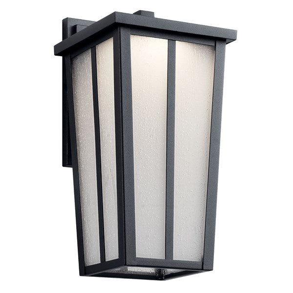 Kichler Amber Valley  Outdoor Wall Outdoor Wall Lights Kichler Textured Black 6.5x13 