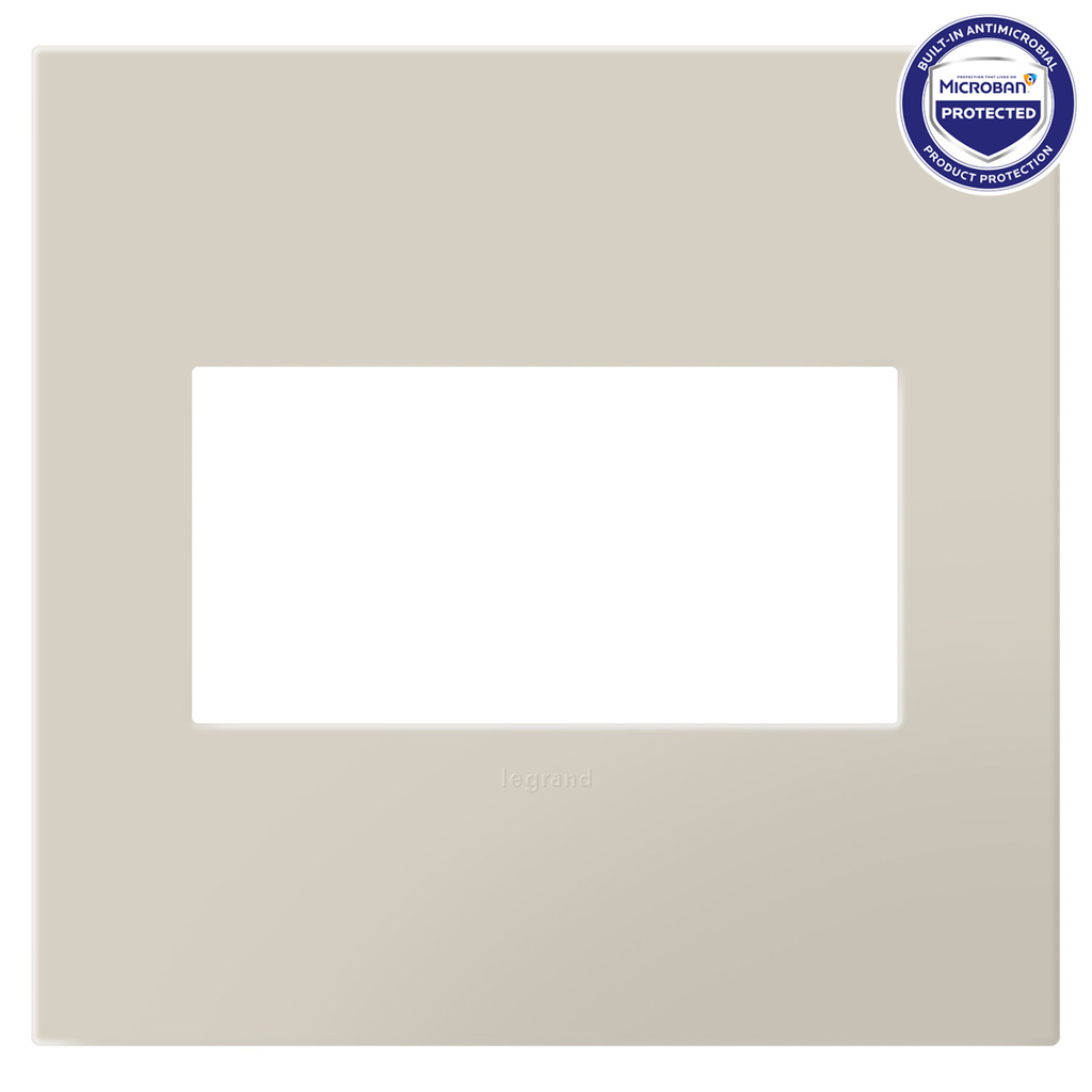 Legrand adorne Oatmeal 2-Gang wall plate