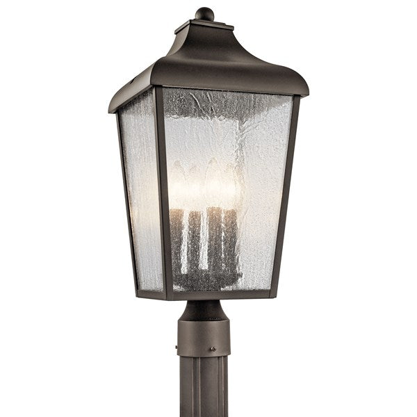 Kichler Forestdale  Outdoor Post Lantern Pier & Post Mount Lights Kichler Olde Bronze 10x21.75 