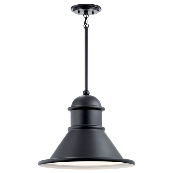 Kichler Northland  Outdoor Hanging Pendant Outdoor Hanging Lights Kichler Black 18x14.25 