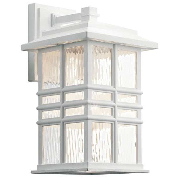 Kichler Beacon Square Outdoor Wall Outdoor Wall Lights Kichler White 8x14.25