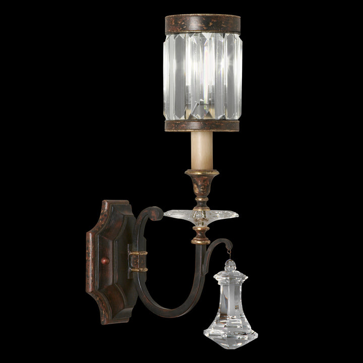 Fine Art Handcrafted Lighting Eaton Place 19"H Sconce 582850 in Bronze Patina with Red Undertones (582850ST)