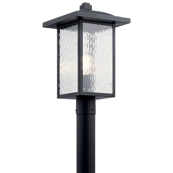 Kichler Capanna  Outdoor Post Lantern Outdoor l Post/Pier Mounts Kichler Textured Black 10.5x18.25 