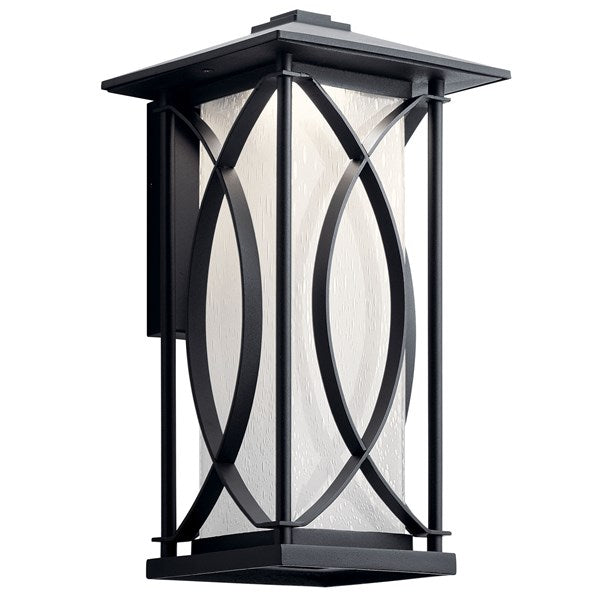 Kichler Ashbern  Outdoor Wall Outdoor Wall Lights Kichler Textured Black 8x15 