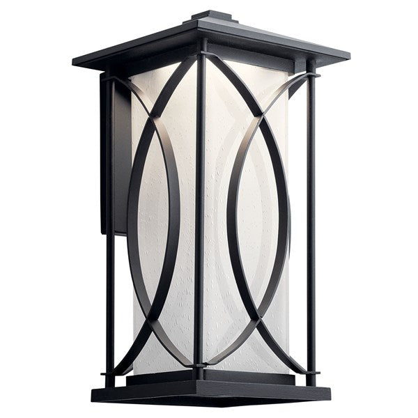 Kichler Ashbern  Outdoor Wall Outdoor Wall Lights Kichler Textured Black 9.5x18.25 