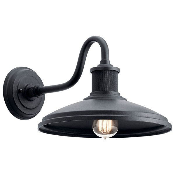 Kichler Allenbury  Outdoor Wall Outdoor Wall Lights Kichler Textured Black 12x9 