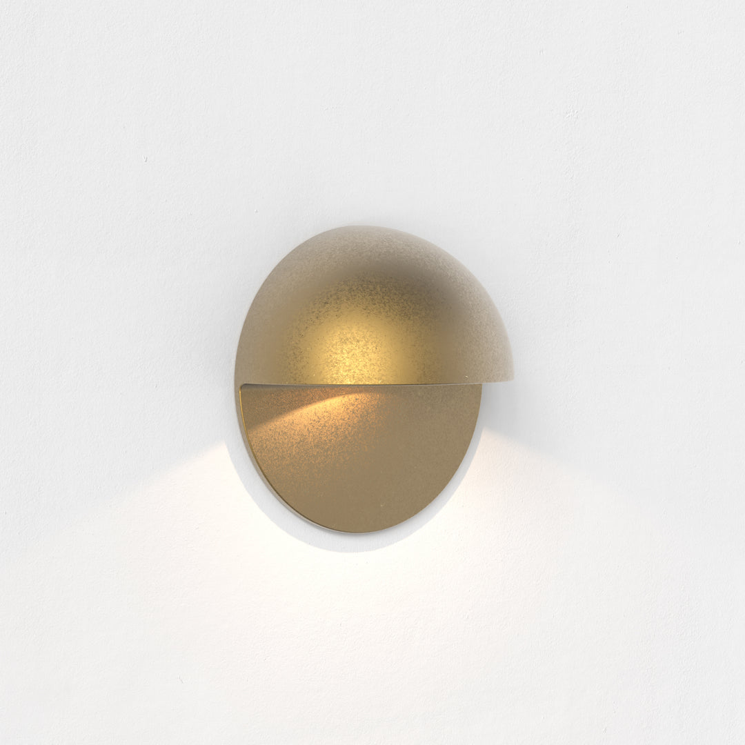 Astro Lighting Tivola LED 1338012 outdoor recessed step light, Antique Brass