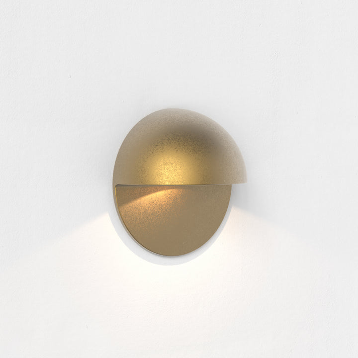 Astro Lighting Tivola LED 1338012 outdoor recessed step light, Antique Brass