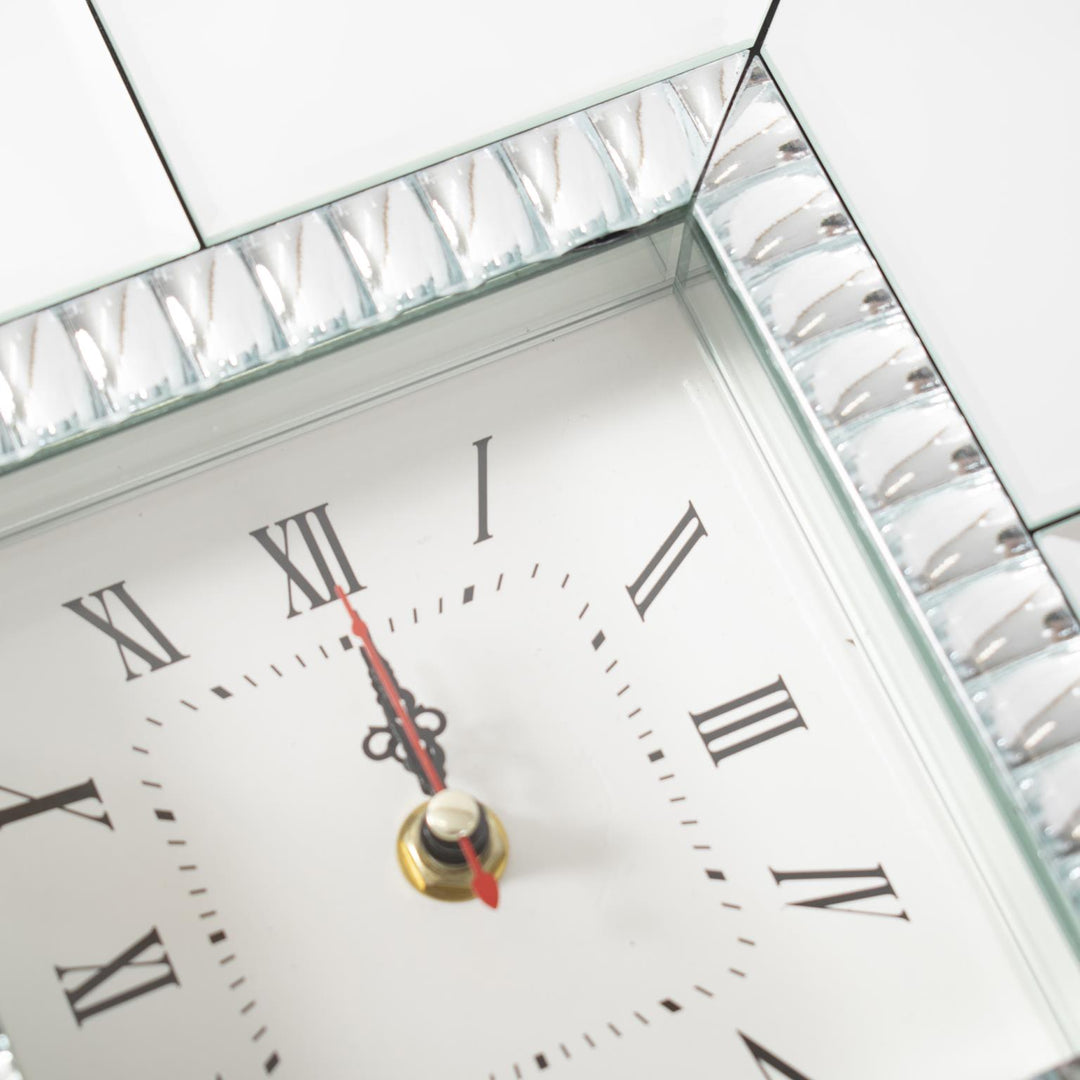 Howard Elliott Mirrored Table Clock