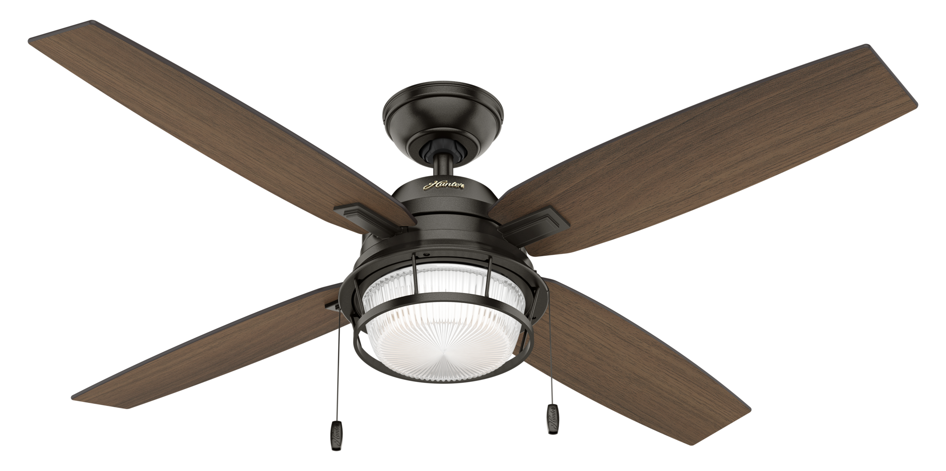 Hunter 52 inch Ocala Damp Rated Ceiling Fan with LED Light Kit and Pull Chain Ceiling Fan Hunter   