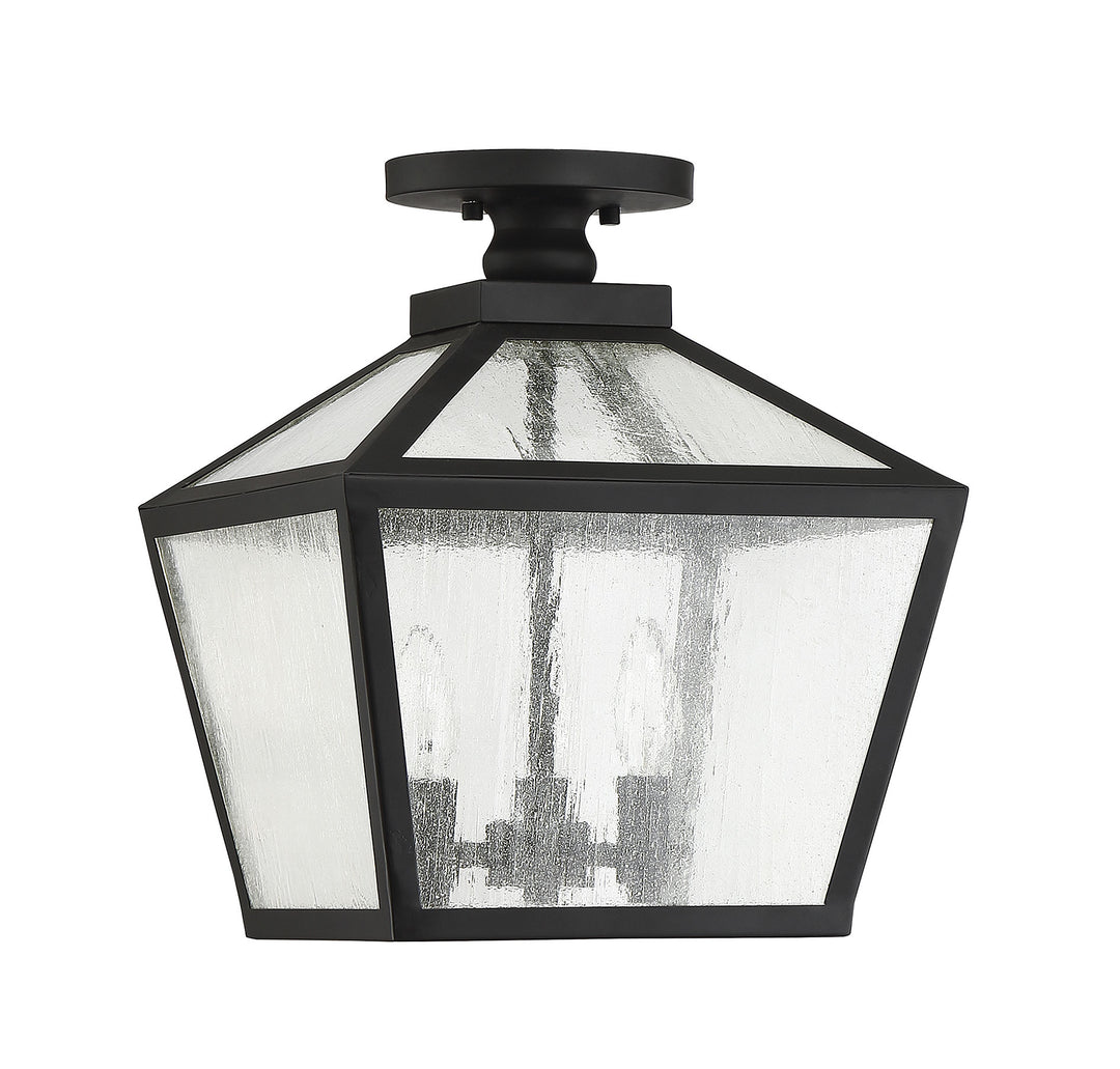 Savoy House Woodstock 3-Light Outdoor Flush Mount - Model 5-105-BK