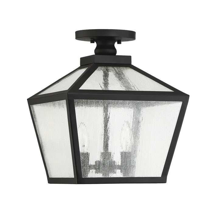 Savoy House Woodstock 3-Light Outdoor Flush Mount - Model 5-105-BK