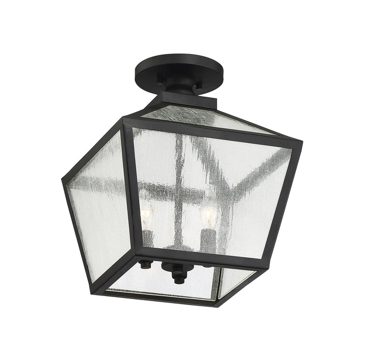 Savoy House Woodstock 3-Light Outdoor Flush Mount - Model 5-105-BK